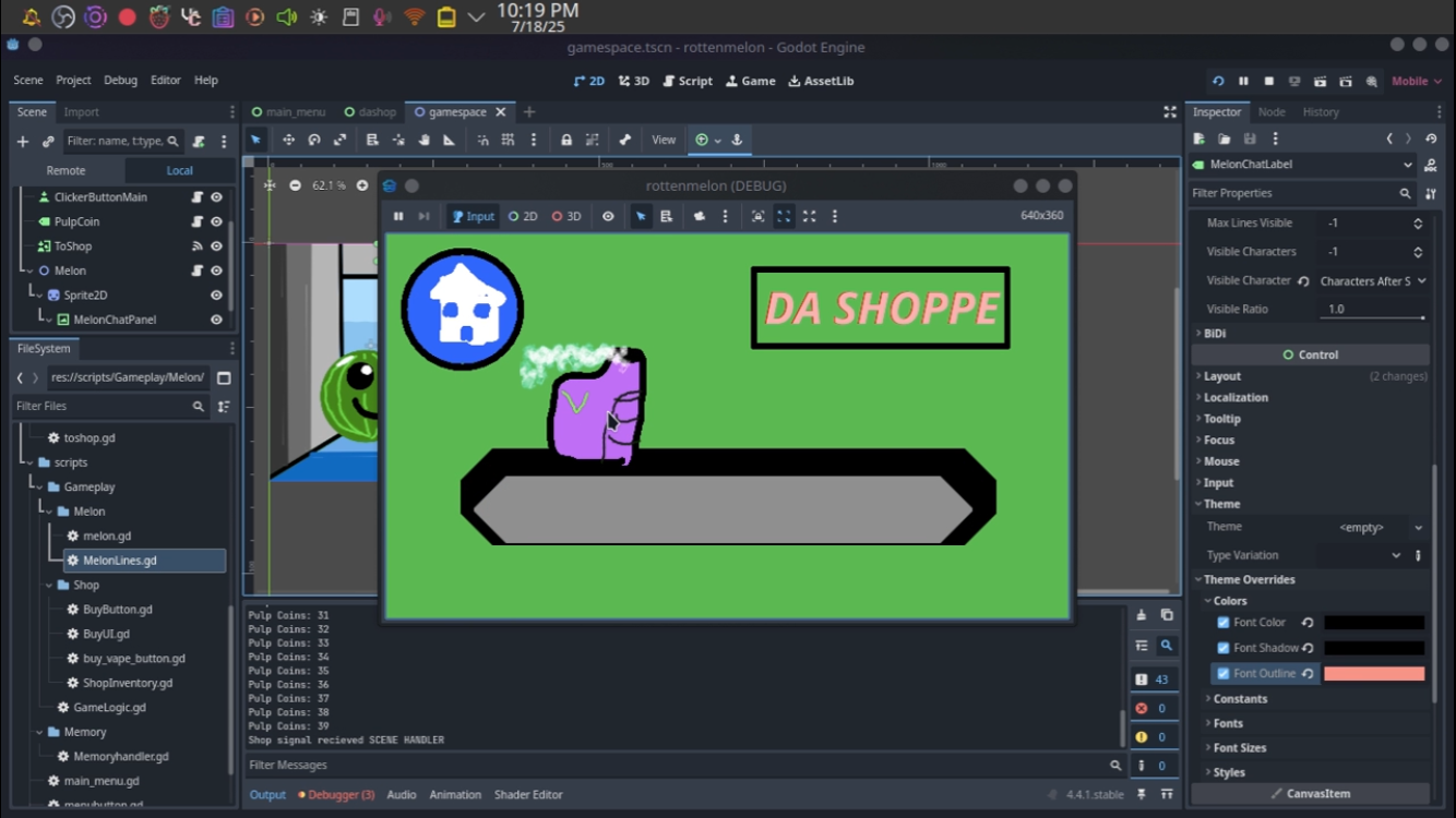 Early store mockup